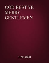 God Rest Ye Merry Gentlemen SATB choral sheet music cover